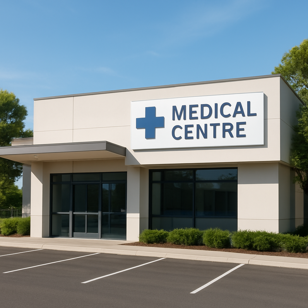 Park Avenue Medical Centre clinic building exterior in Cranbourne